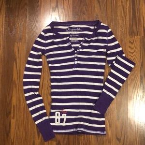 Aeropostale long sleeve striped shirt